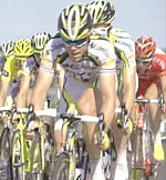 Kim Kirchen during the third stage of the Tour de France 2009